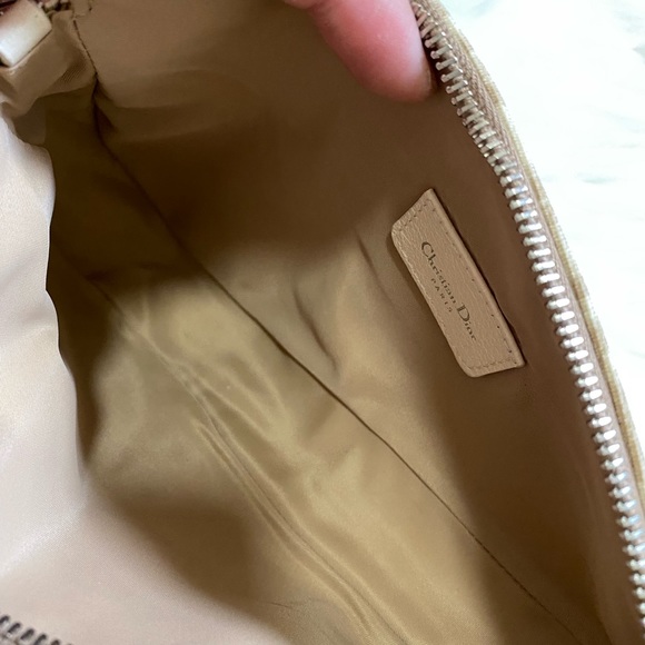Authentic vintage Dior brown trotter embroidered mini saddle - Picture 10 of 12